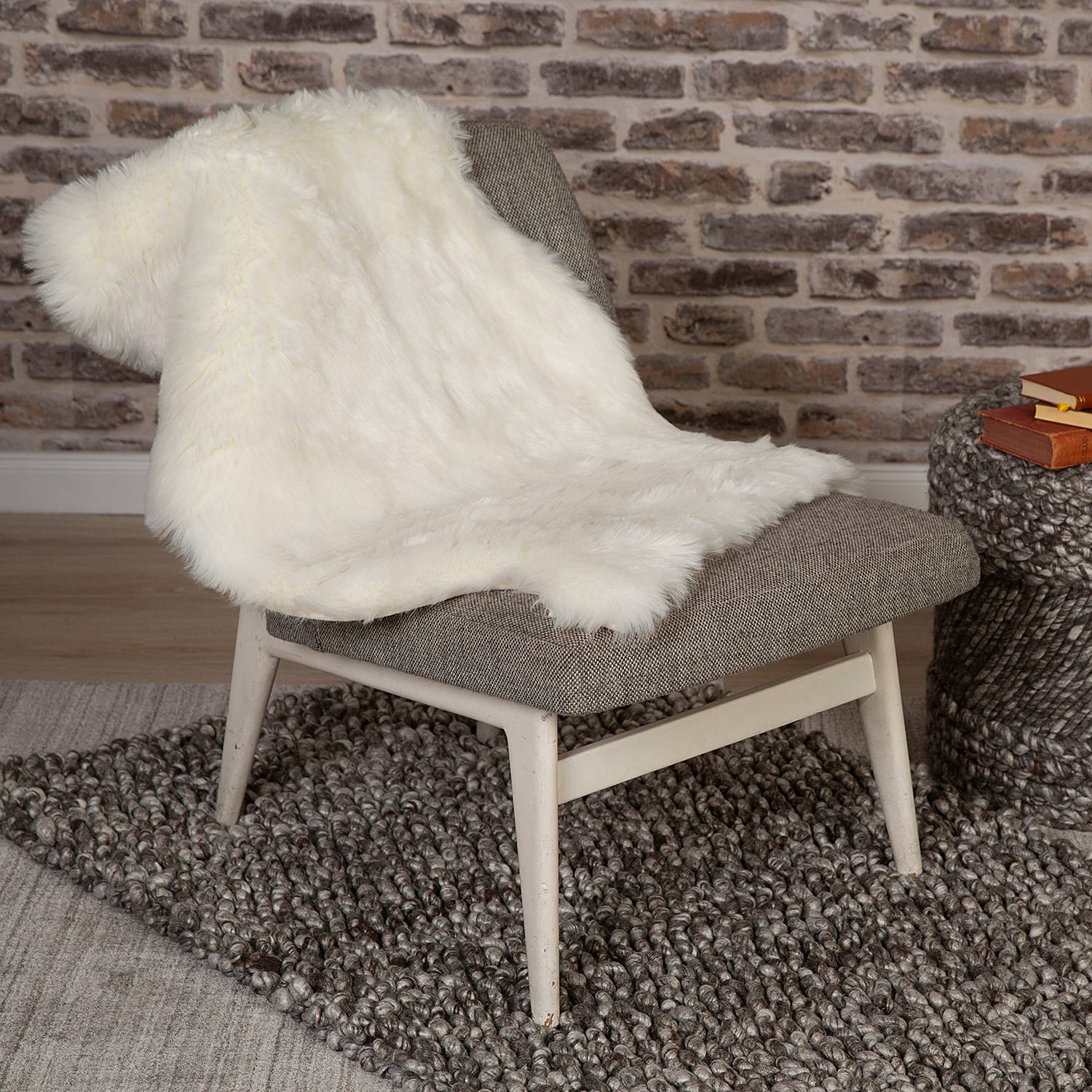 home24 Fellteppich My Samba 495 Beige/Ivory 55 x 85cm 90 % Polyacryl 10 % Polyester home24 Fellteppich My Samba 495 Beige/Ivory 55 x 85cm 90 % Polyacryl 10 % Polyester von home24