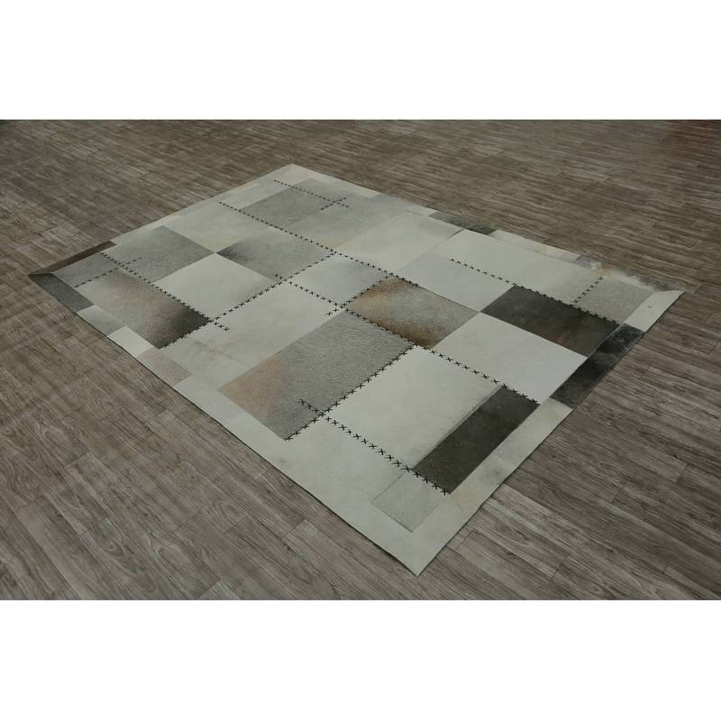 home24 Fellteppich Mystic 110 Grau/Grau 200 x 290cm Filz von home24