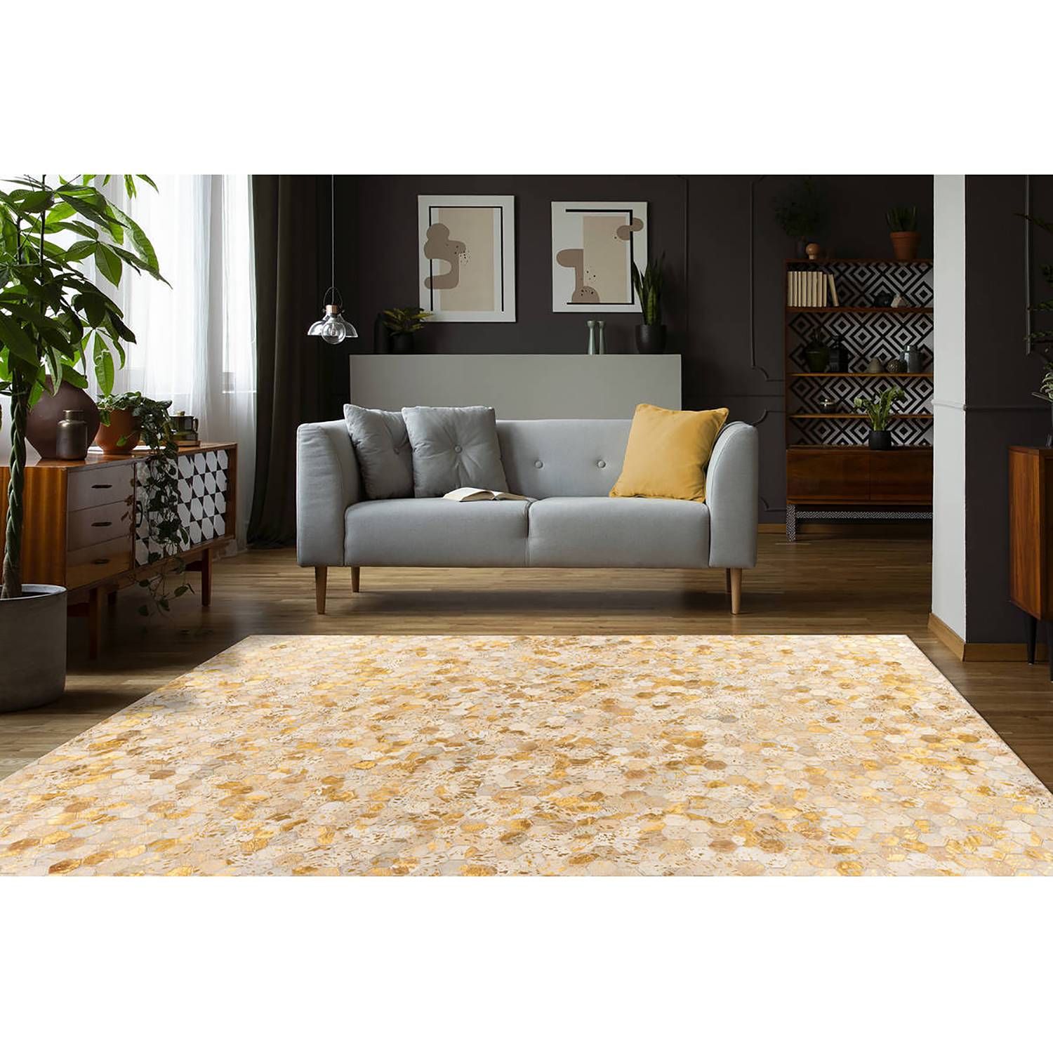 home24 Fellteppich Ravi 400 Gold/Gold 160 x 230cm Rinderfell home24 Fellteppich Ravi 400 Gold/Gold 160 x 230cm Rinderfell von home24