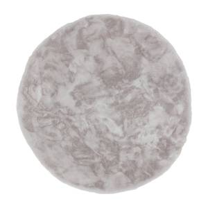 home24 Fellteppich Tender Circle Silber/Platin Ø 120cm Webstoff von home24