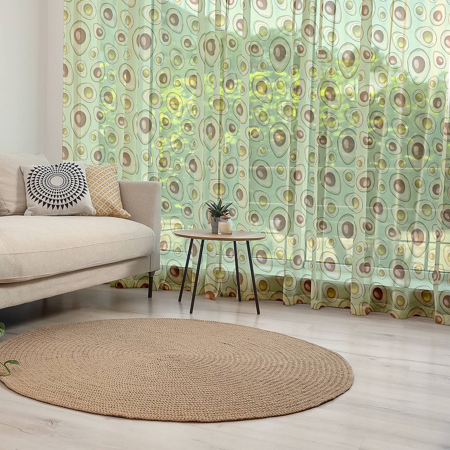 home24 Fertiggardine Avocado 2er-Set 135cm Multicolor/Avocado home24 Fertiggardine Avocado 2er-Set 135cm Multicolor/Avocado von home24