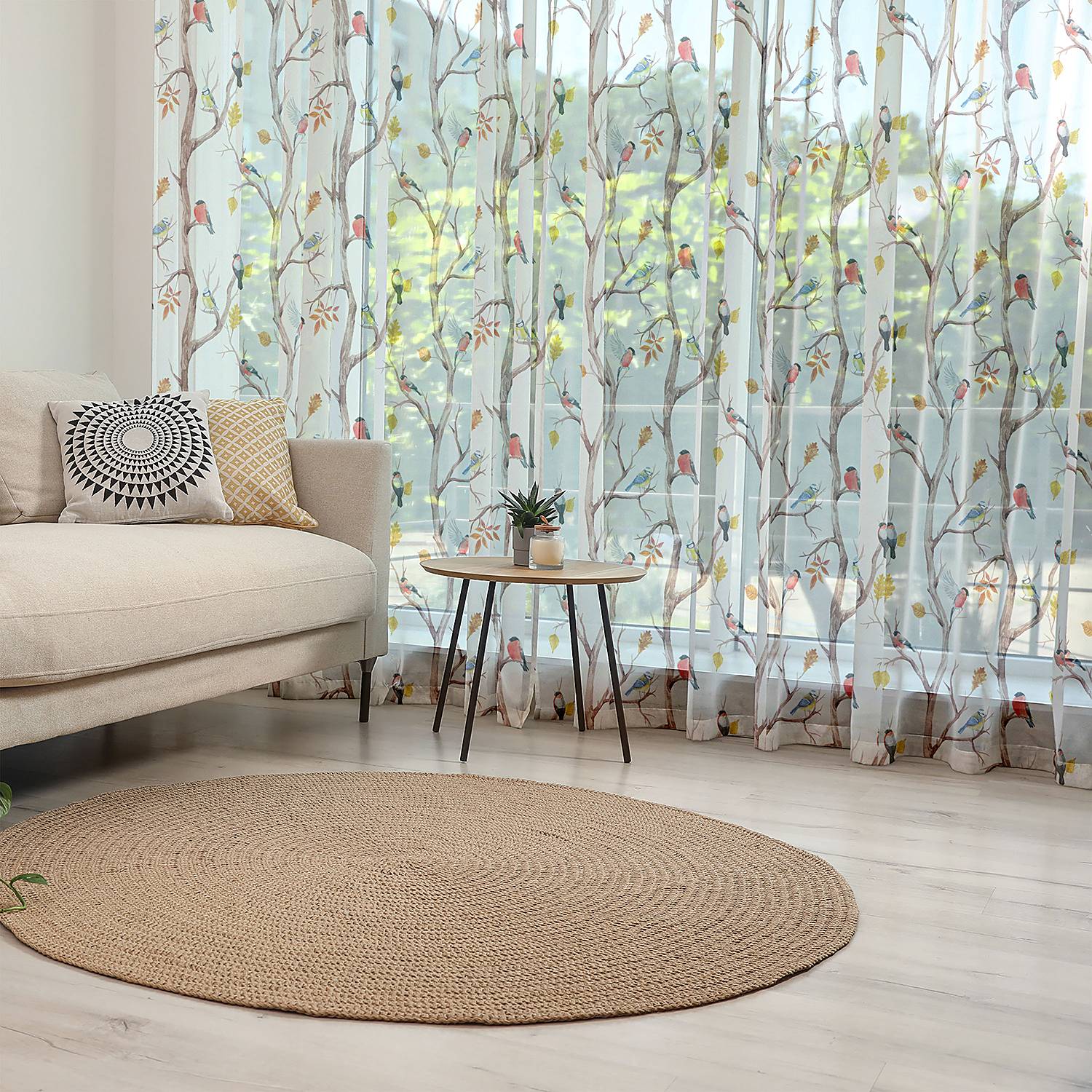 home24 Fertiggardine Herbstvögel 2er-Set 160cm Multicolor/Multicolor home24 Fertiggardine Herbstvögel 2er-Set 160cm Multicolor/Multicolor von home24