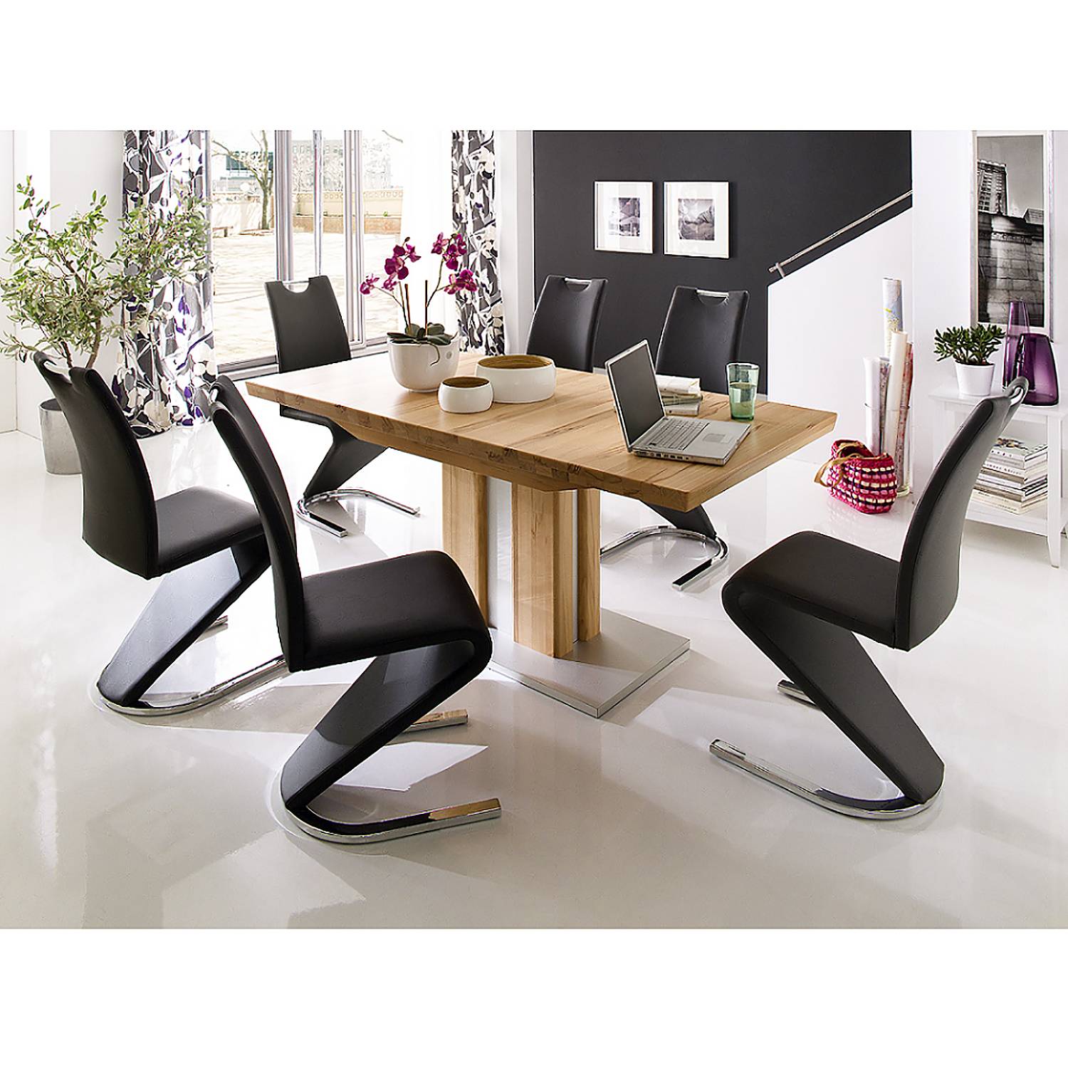 home24 Freischwinger Amanda II 45 x 102 x 62cm Schwarz/Schwarz 2er Set home24 Freischwinger Amanda II 45 x 102 x 62cm Schwarz/Schwarz 2er Set von home24