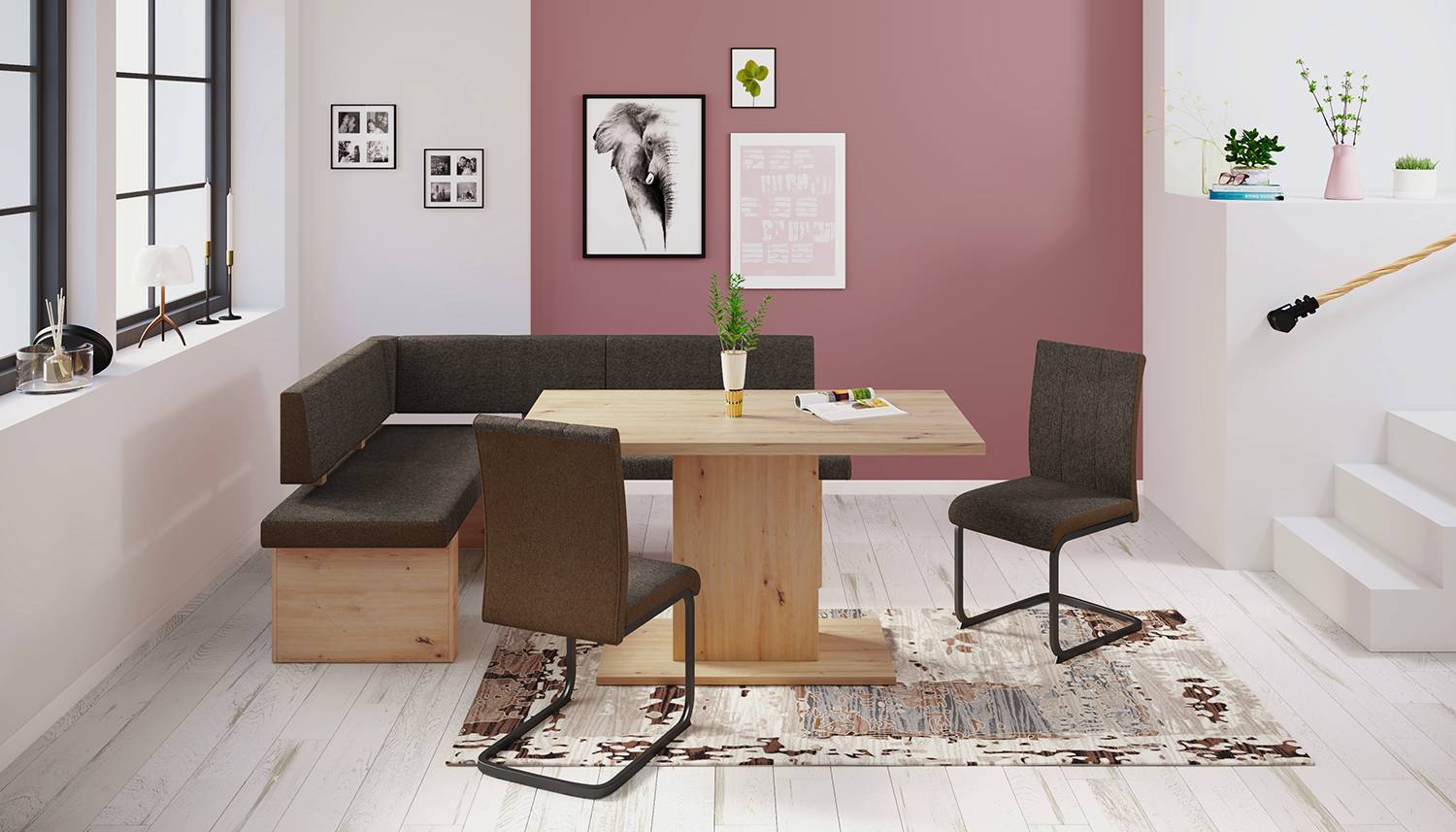 home24 Freischwinger Ceelias 2er-Set 43 x 92 x 52cm Braun/Braun home24 Freischwinger Ceelias 2er-Set 43 x 92 x 52cm Braun/Braun von home24