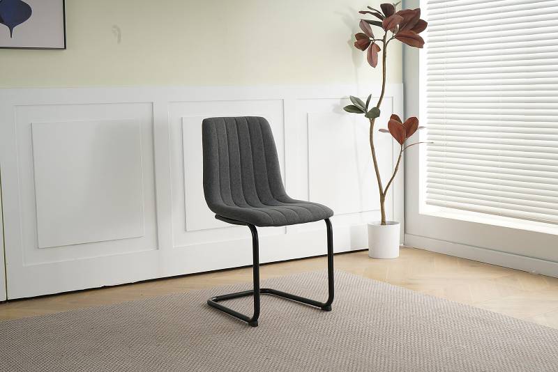 home24 Freischwinger Cemaru 2er-Set 43 x 87 x 53cm Grau/Anthrazit home24 Freischwinger Cemaru 2er-Set 43 x 87 x 53cm Grau/Anthrazit von home24