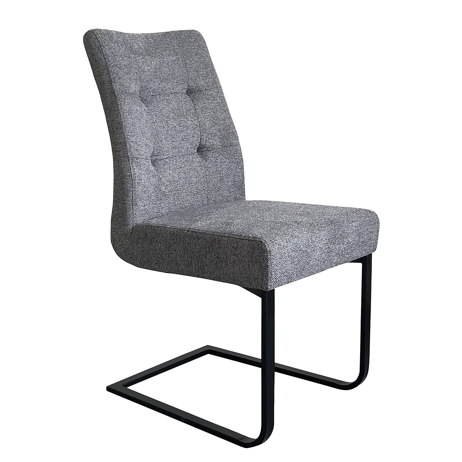 home24 Freischwinger Cirat 2er-Set 47 x 96 x 62cm Grau/Dunkelgrau home24 Freischwinger Cirat 2er-Set 47 x 96 x 62cm Grau/Dunkelgrau von home24