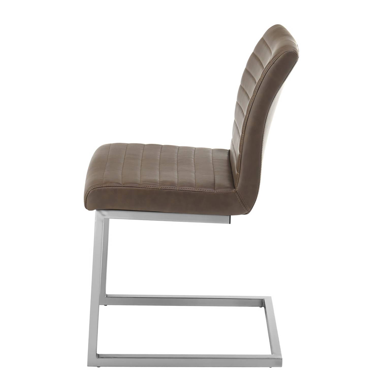 home24 Freischwinger Finga I 2er-Set 47 x 86 x 63cm Vintage Kunstleder Kasai: Braun Braun Edelstahl home24 Freischwinger Finga I 2er-Set 47 x 86 x 63cm Vintage Kunstleder Kasai: Braun Braun Edelstahl von home24