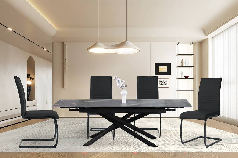 home24 Freischwinger Kazari 2er-Set 42 x 97 x 59cm Schwarz/Schwarz home24 Freischwinger Kazari 2er-Set 42 x 97 x 59cm Schwarz/Schwarz von home24