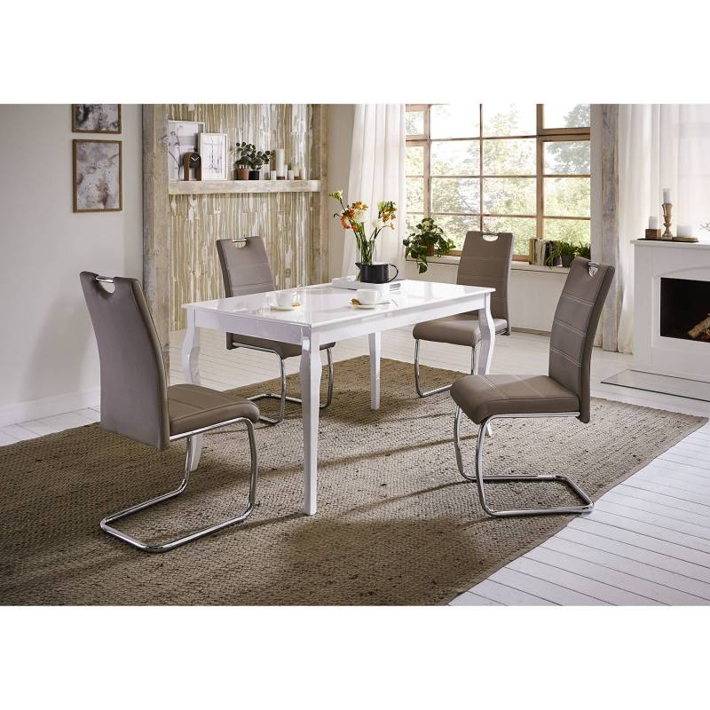home24 Freischwinger La Paz 2er-Set 43 x 98 x 59cm Braun/Latte Macchiato home24 Freischwinger La Paz 2er-Set 43 x 98 x 59cm Braun/Latte Macchiato von home24