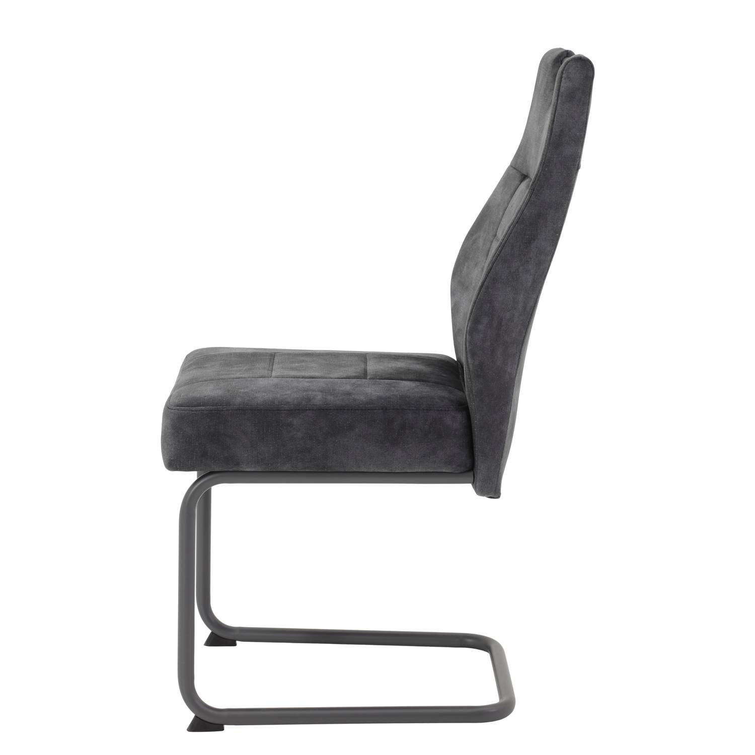 home24 Freischwinger Laizy 2er-Set 47 x 99 x 61cm Schwarz von home24