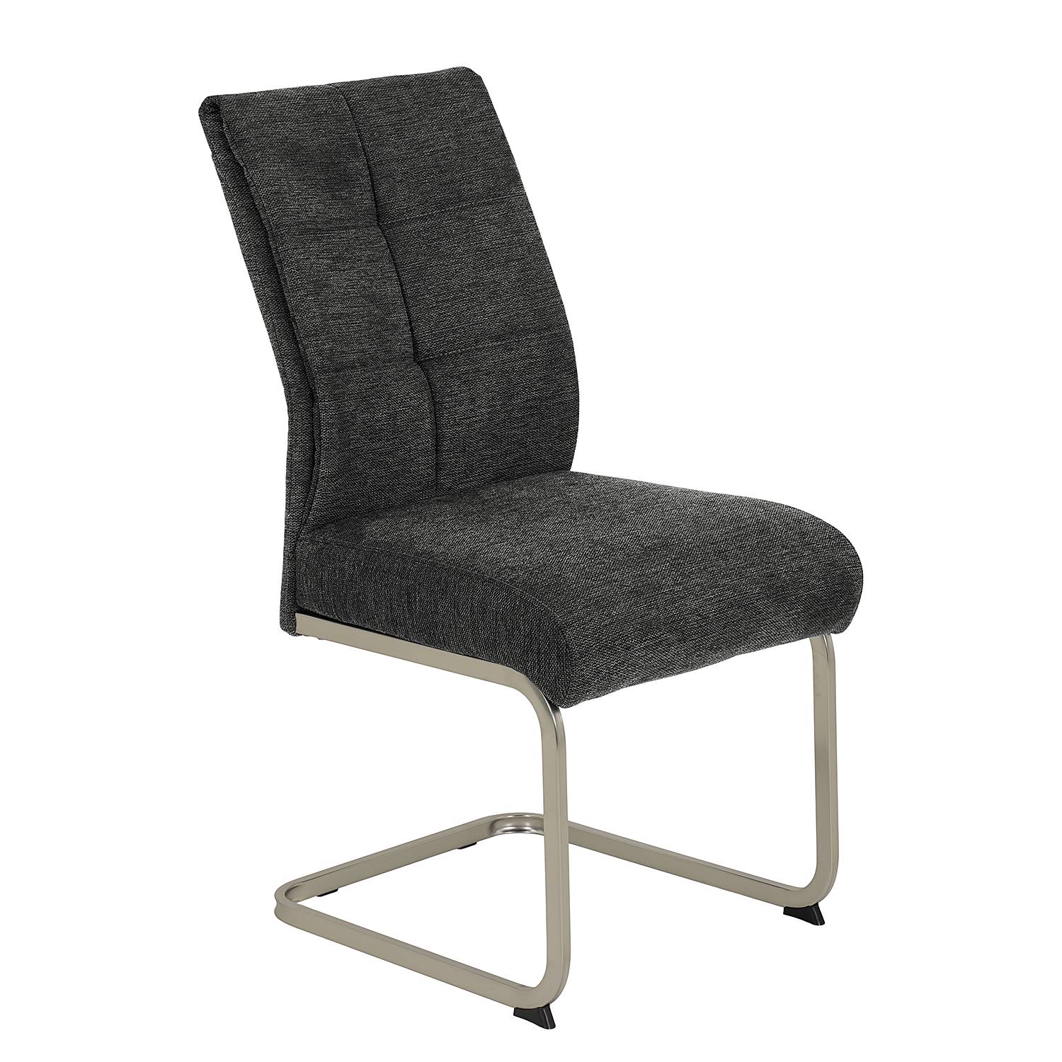 home24 Freischwinger Melans 2er-Set 50 x 99 x 66cm Schwarz/Anthrazit home24 Freischwinger Melans 2er-Set 50 x 99 x 66cm Schwarz/Anthrazit von home24