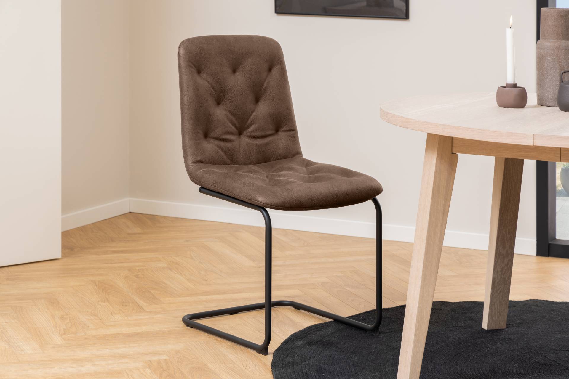 home24 Freischwinger Salair 2er-Set 48 x 92 x 56cm Braun home24 Freischwinger Salair 2er-Set 48 x 92 x 56cm Braun von home24