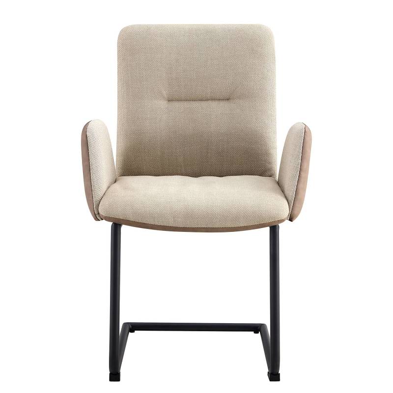 home24 Freischwinger Wiema 58 x 92 x 58cm Schwarz von home24