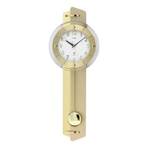 home24 Funk-Pendeluhr Maule Metalloberfläche 24 x 70 x 7cm Multicolor/Gold von home24