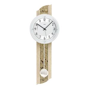 home24 Funk-Pendelwanduhr Caune Almheu-Oberfläche 24 x 68 x 8cm Multicolor/Multicolor von home24