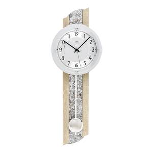 home24 Funk-Pendelwanduhr Caune Sonoma Dekor 24 x 68 x 8cm Multicolor/Silber von home24