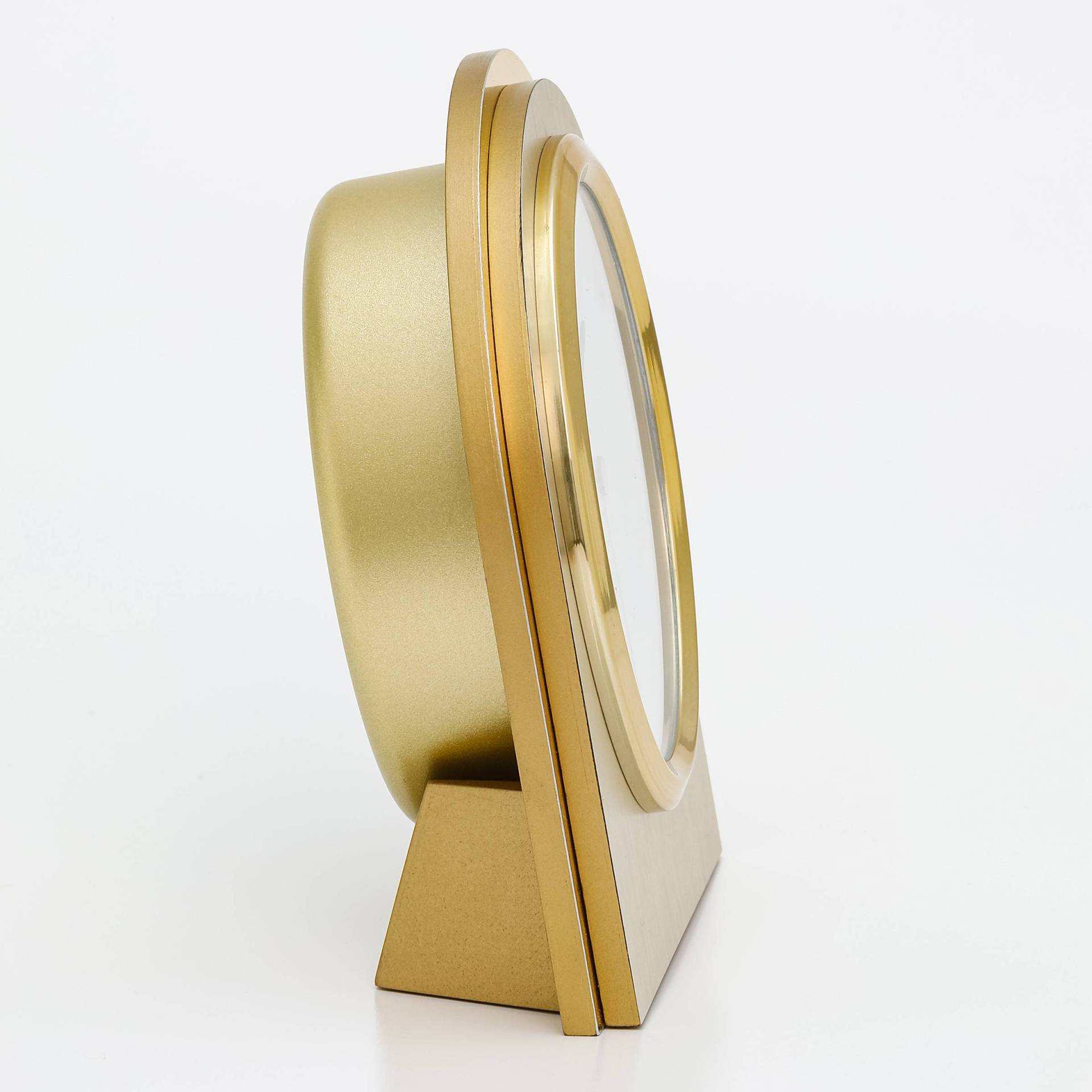 home24 Funk-Uhr Lebu Metalloberfläche 13 x 13 x 6cm Multicolor/Gold home24 Funk-Uhr Lebu Metalloberfläche 13 x 13 x 6cm Multicolor/Gold von home24