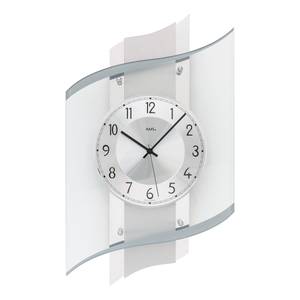 home24 Funk-Wanduhr Poyo Metalloberfläche 48 x 29 x 8cm Multicolor/Silber von home24