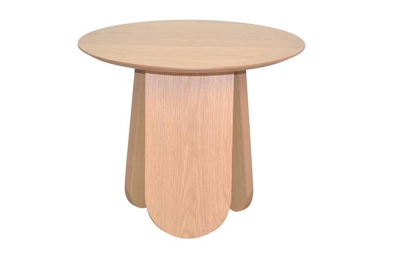 home24 Furnierter Beistelltisch Marogoro Ø 50cm Braun/Eiche home24 Furnierter Beistelltisch Marogoro Ø 50cm Braun/Eiche von home24
