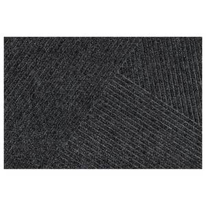 home24 Fuß- & Sauberlaufmatte Dune Stripes 60 x 90cm Grau/Dunkelgrau von home24