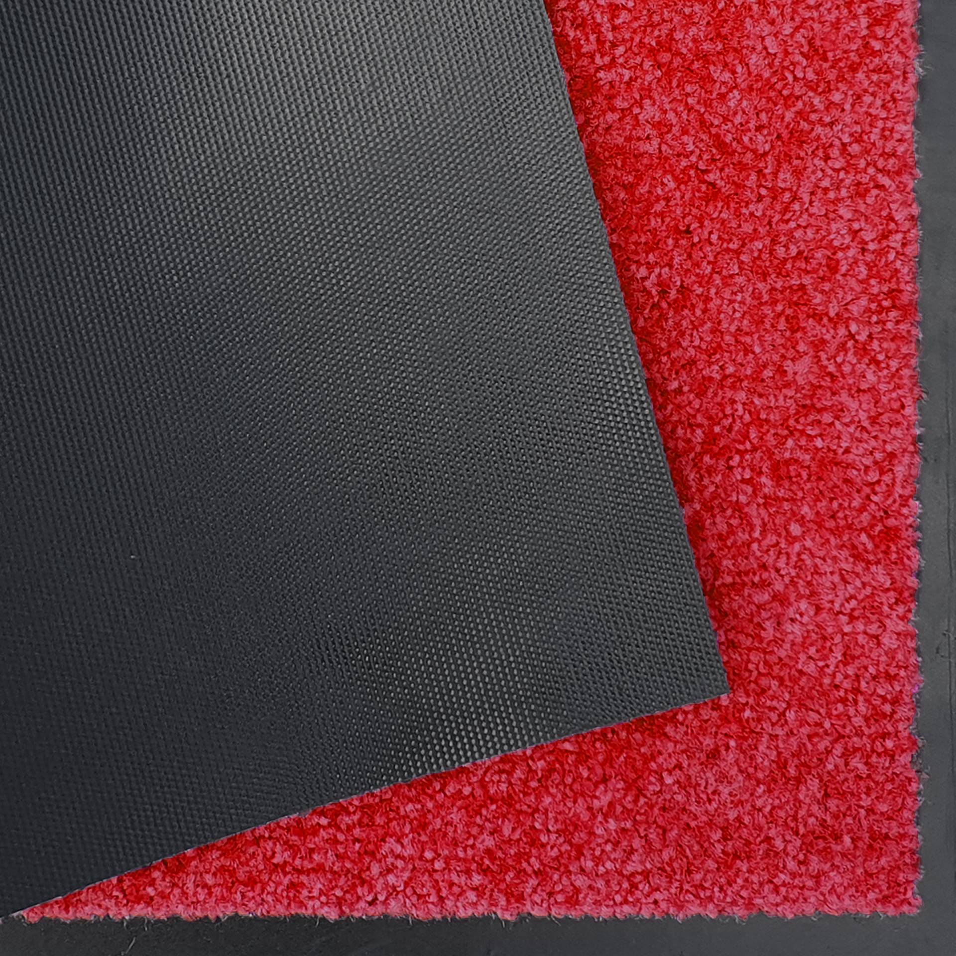 home24 Fuß- & Sauberlaufmatte Wash and Clean 120 x 180cm Rot/Bordeaux von home24