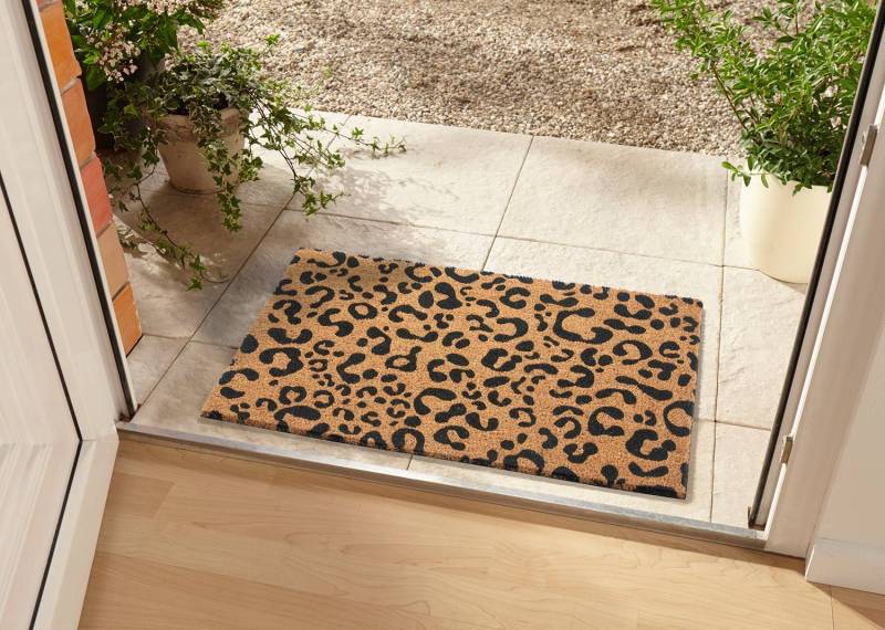 home24 Fußmatte Kokos Leopard Look 75 x 45cm Beige home24 Fußmatte Kokos Leopard Look 75 x 45cm Beige von home24