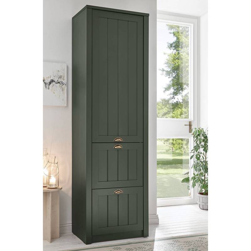home24 Garderobenschrank II 60 x 204 x 43cm Grün von home24