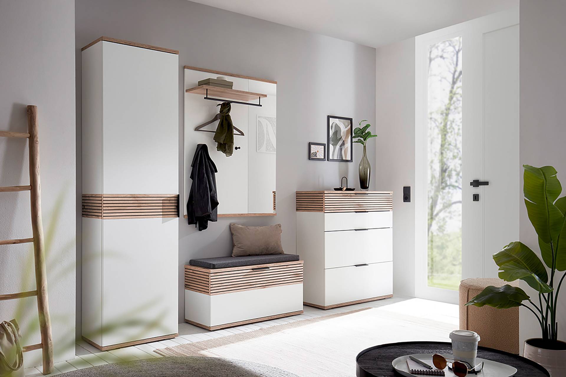 home24 Garderobenset 4-teilig - Schrank 254 x 198 x 37cm Weiß home24 Garderobenset 4-teilig - Schrank 254 x 198 x 37cm Weiß von home24