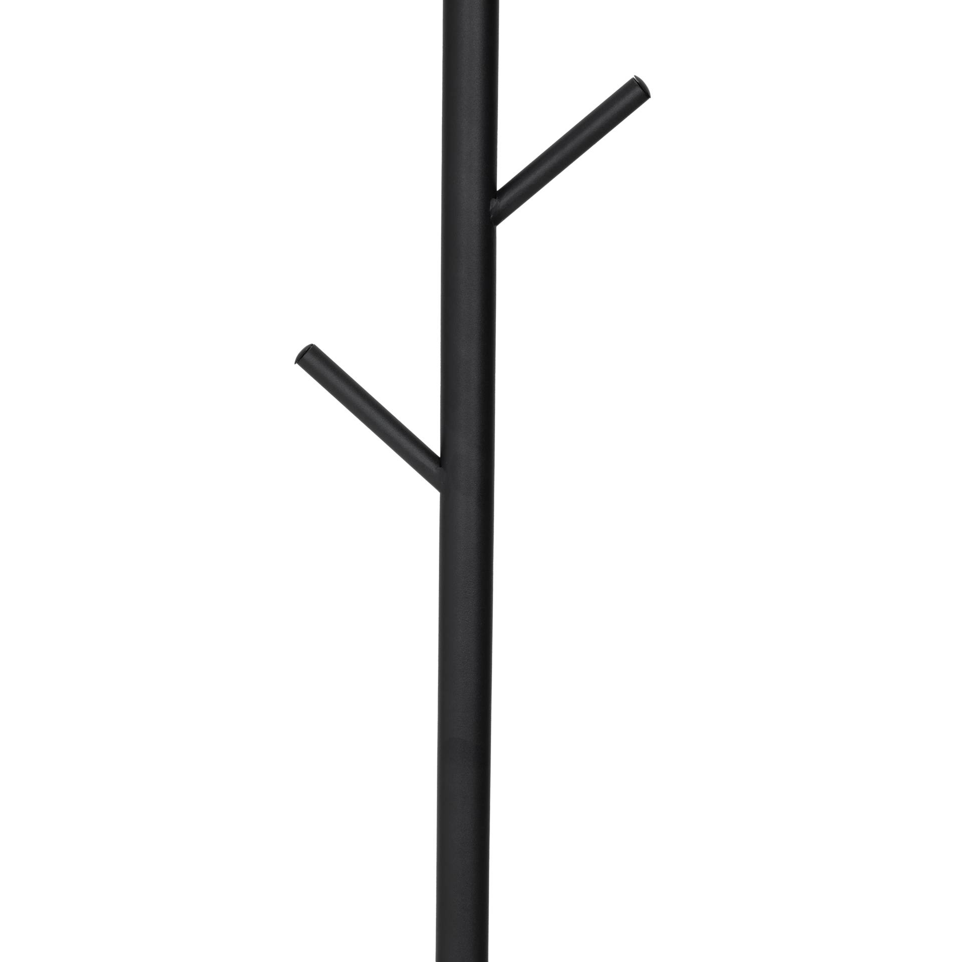 home24 Garderobenständer Sohare 26 x 176 x 26cm Schwarz/Schwarz von home24