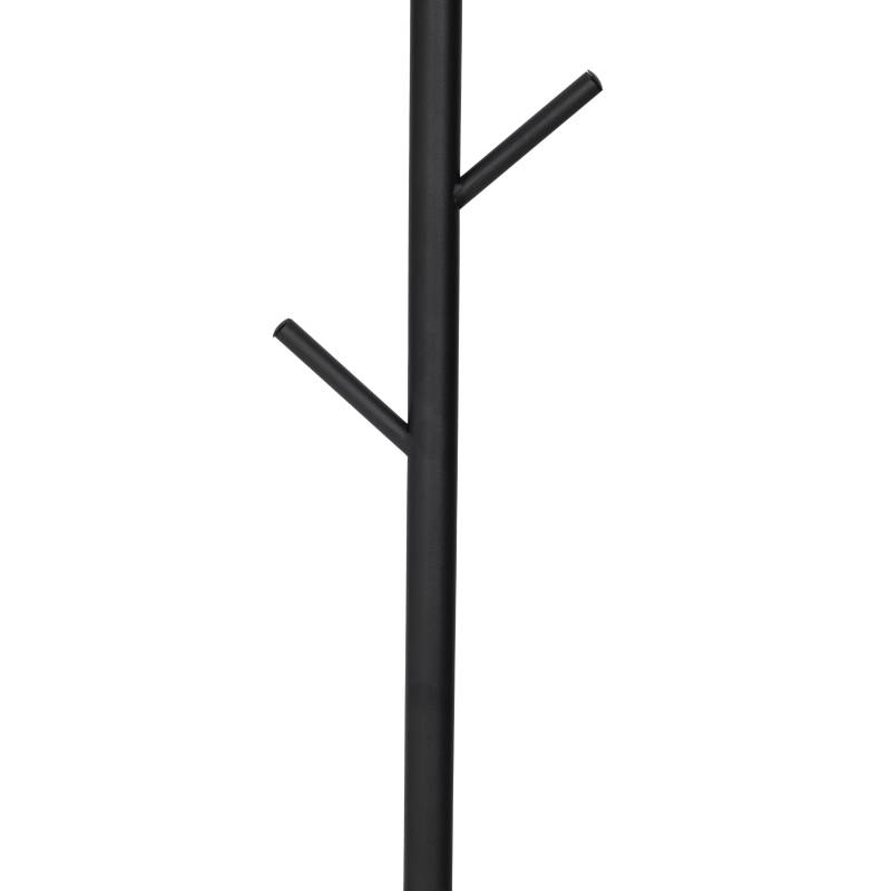 home24 Garderobenständer Sohare 26 x 176 x 26cm Schwarz/Schwarz von home24