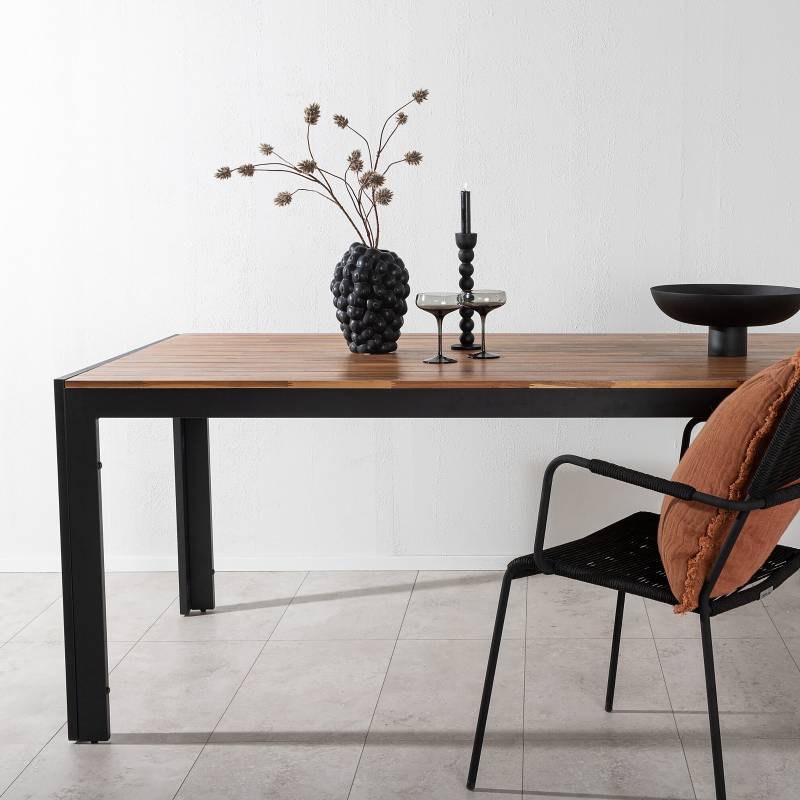 home24 Gartenesstisch Bois Material: Metall Metallart: Aluminium 90 x 75 x 205cm Beige/Braun/Schwarz home24 Gartenesstisch Bois Material: Metall Metallart: Aluminium 90 x 75 x 205cm Beige/Braun/Schwarz von home24