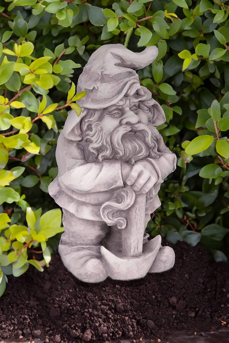 home24 Gartenfigur Zwerg Torin 19 x 39 x 22cm von home24