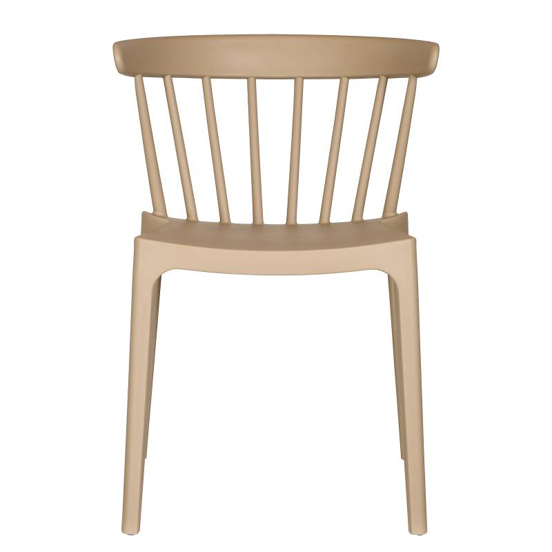 home24 Gartenstuhl Doulan Polypropylen Beige/Beige 54 x 75 x 53cm von home24