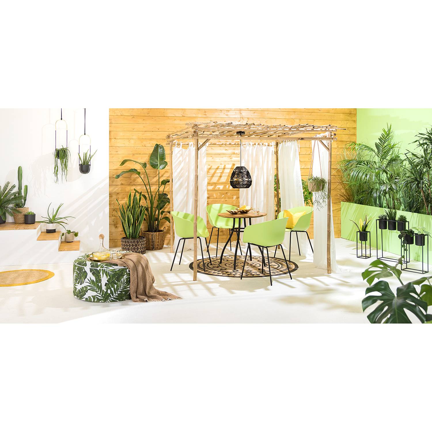 home24 Gartenstuhl VEDENE 2er-Set Gestell: Stahl, pulverbeschichtet Sitz: Polyethylen Grün/Grün 61 x 80 x 52cm home24 Gartenstuhl VEDENE 2er-Set Gestell: Stahl, pulverbeschichtet Sitz: Polyethylen Grün/Grün 61 x 80 x 52cm von home24
