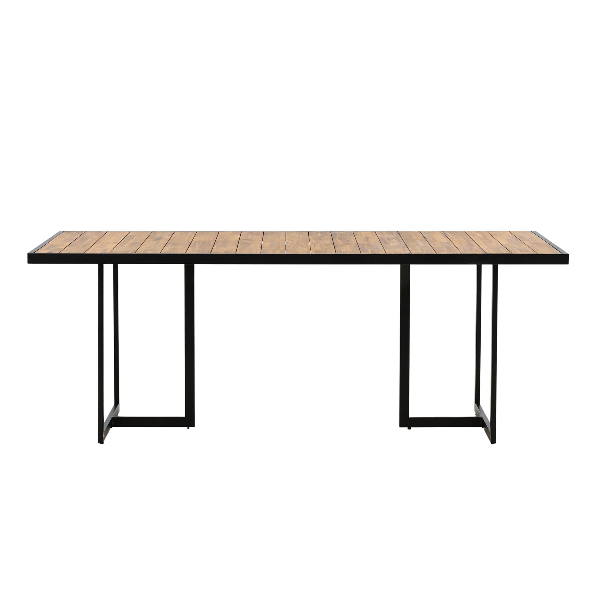 home24 Gartentisch Khung Akazie 100 x 75 x 200cm Beige/Beige/Schwarz home24 Gartentisch Khung Akazie 100 x 75 x 200cm Beige/Beige/Schwarz von home24