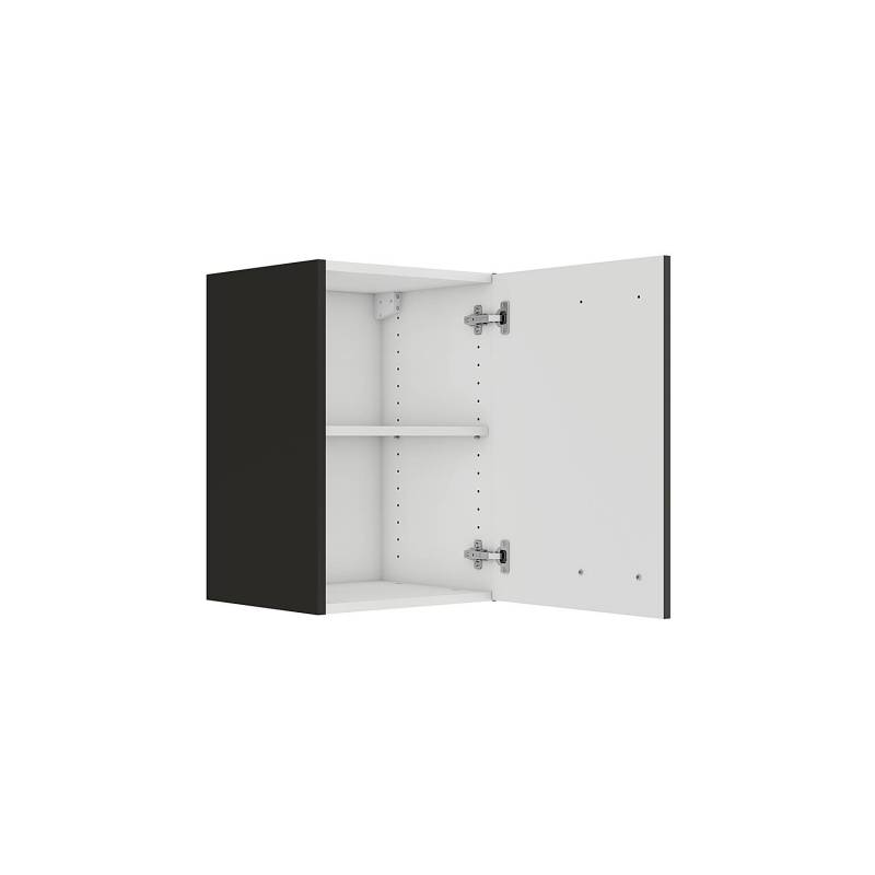 home24 Hängeschrank 40cm Grau/Matt Anthrazit von home24