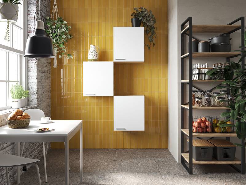 home24 Hängeschrank Merle 3er Set 100 x 168 x 35cm Weiß/Weiß home24 Hängeschrank Merle 3er Set 100 x 168 x 35cm Weiß/Weiß von home24