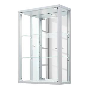 home24 Hängevitrine II 56 x 82 x 25cm Silber/Silber von home24