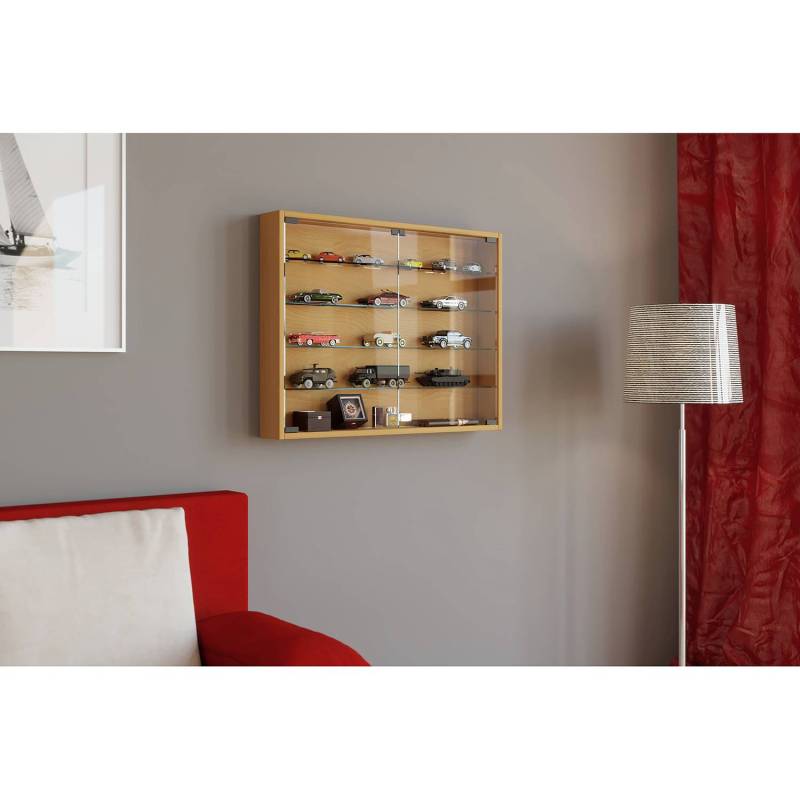 home24 Hängevitrine Mandosa II 80 x 60 x 10cm Braun/Buche Dekor home24 Hängevitrine Mandosa II 80 x 60 x 10cm Braun/Buche Dekor von home24