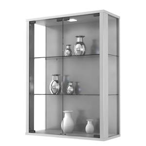 home24 Hängevitrine Udina 60 x 80 x 25cm ohne Beleuchtung Silber/Silber von home24