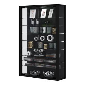 home24 Hängevitrine Vitrosa II 59 x 90 x 18cm Schwarz/Schwarz von home24