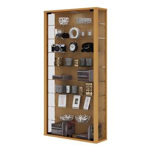 home24 Hängevitrine Vitrosa III 59 x 113 x 18cm Braun/Buche Dekor von home24