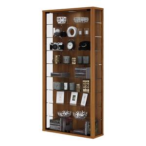 home24 Hängevitrine Vitrosa III 59 x 113 x 18cm Braun/Nussbaum Dekor von home24