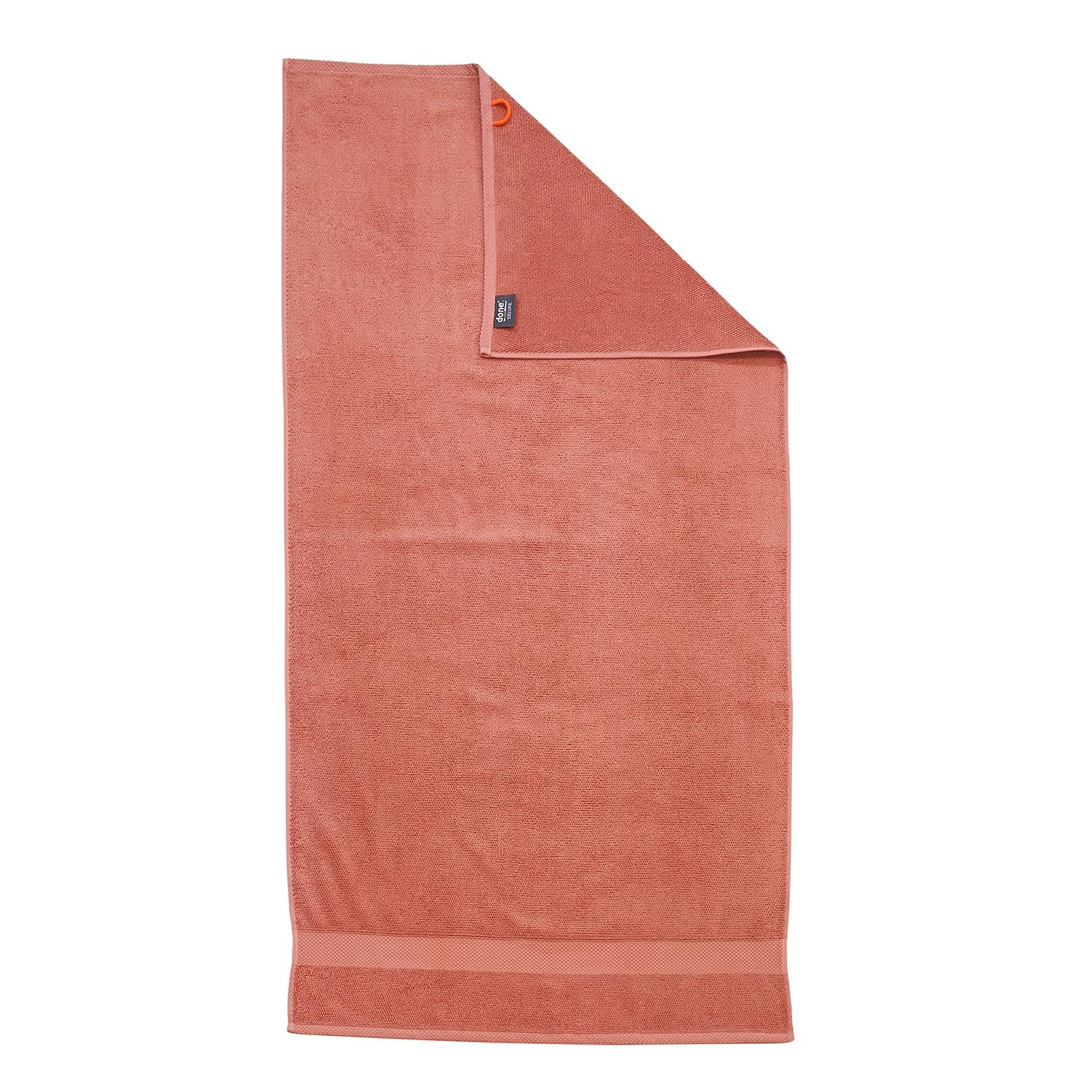 home24 Handtuch-Set 4-teilig Rot/Koralle von home24