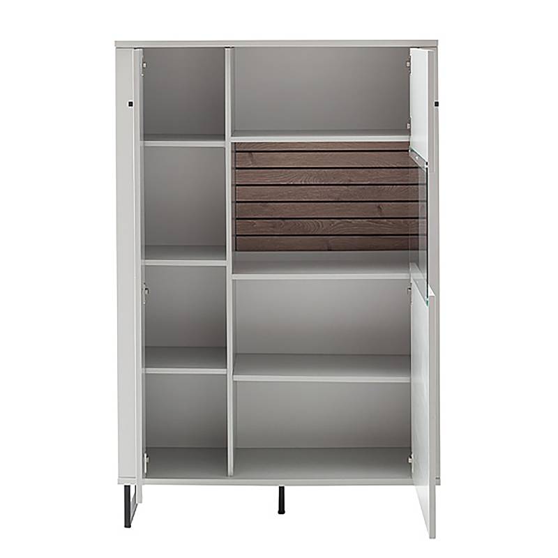 home24 Highboard 100 x 153 x 37cm Weiß von home24
