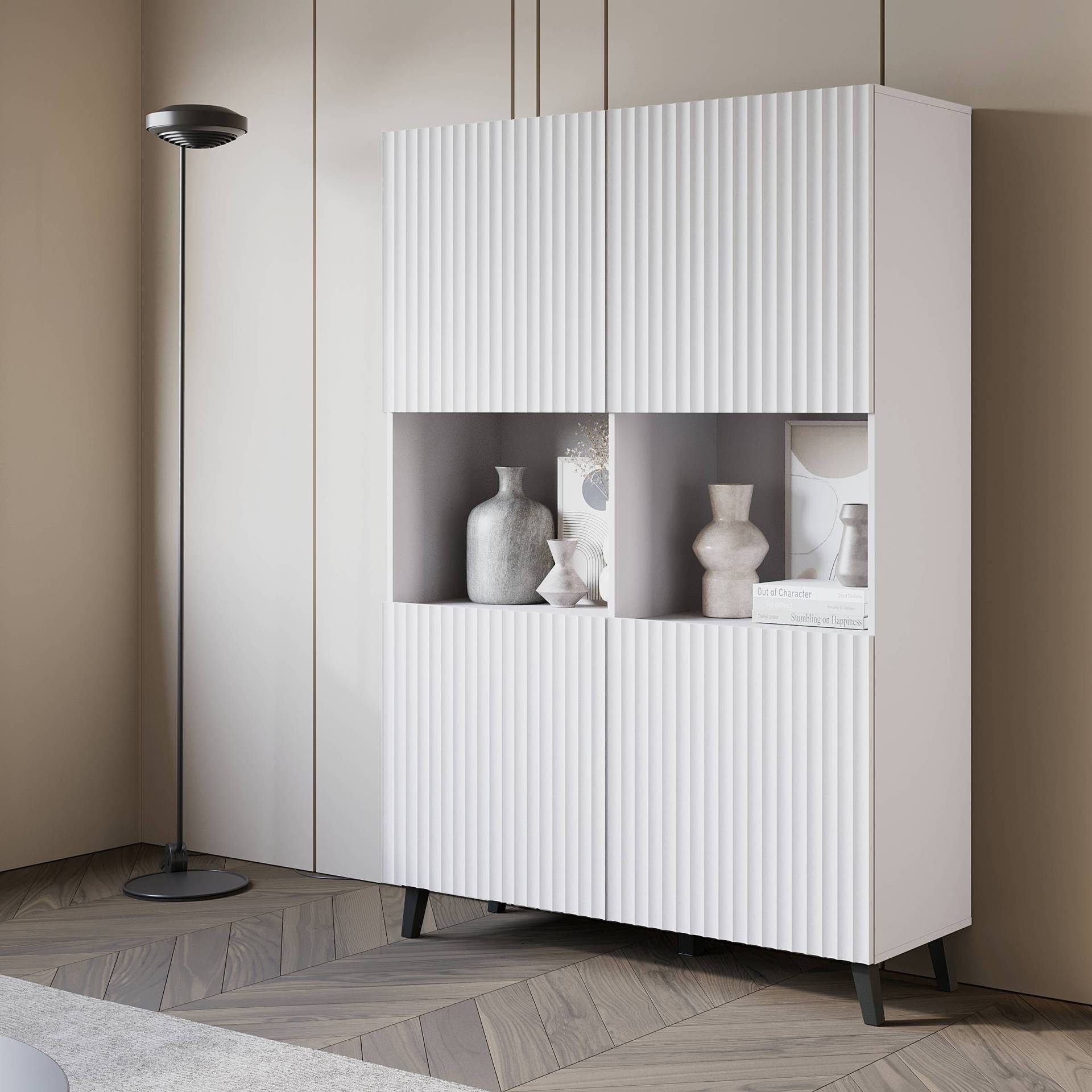 home24 Highboard Orrock - 168 cm 120 x 168 x 39cm Weiß/Weiß home24 Highboard Orrock - 168 cm 120 x 168 x 39cm Weiß/Weiß von home24