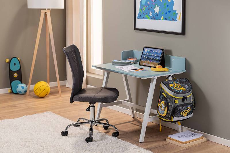 home24 Höhenverstellbarer Schreibtisch Emmelie 80 x 85 x 60cm Blau home24 Höhenverstellbarer Schreibtisch Emmelie 80 x 85 x 60cm Blau von home24