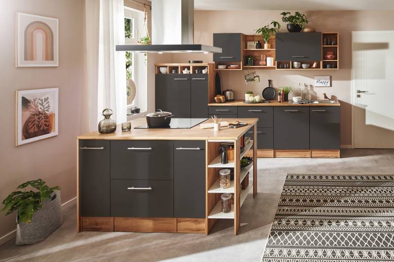 home24 Inselküche Hilde Variante A 310cm Grau/Grau home24 Inselküche Hilde Variante A 310cm Grau/Grau von home24