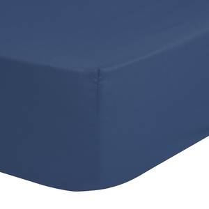 home24 Jersey-Spannbettlaken Henty 140 x 200 cm Blau/Marineblau von home24