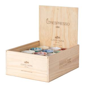 home24 Kaffeebecher 24er Box 29 x 37 x 14cm Multicolor von home24